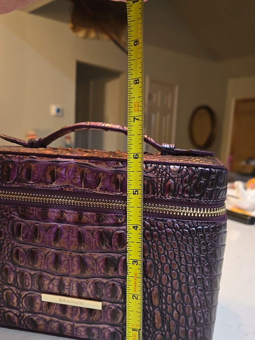 NWOT Large 8.5 X 6 X 5 Brahmin Cosmetic Case - Picture 7 of 7